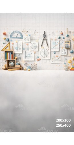 Tło fotograficzne „Matematyczna Pracownia – Back to School” | 3887